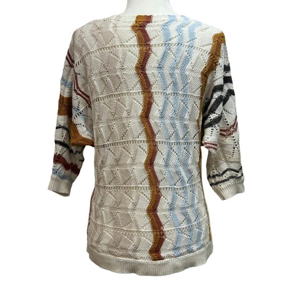 Garnet Hill‎ 3/4 sleeve Knit Sweater Size XS - Picture 3 of 7